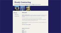 Desktop Screenshot of hendycontracting.com